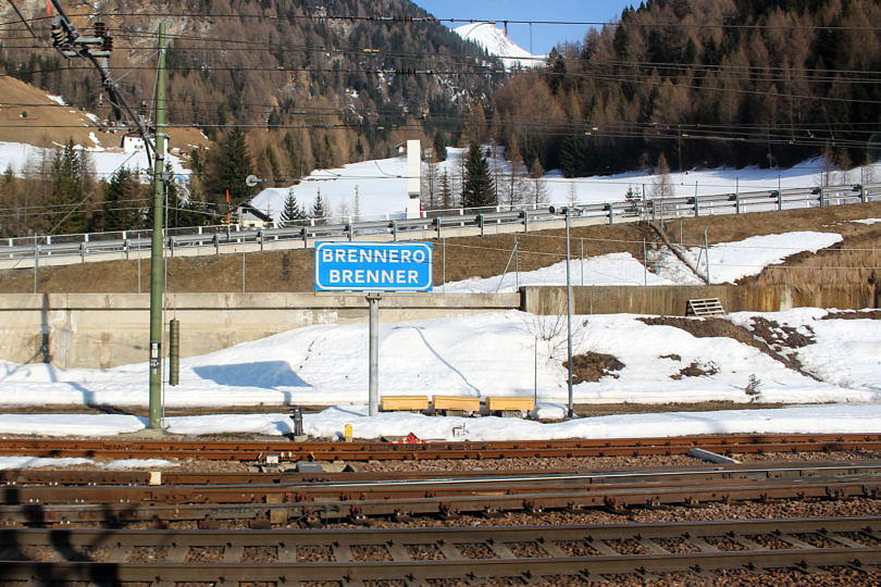 Foto: Halt am Bahnhof Brenner, 2016